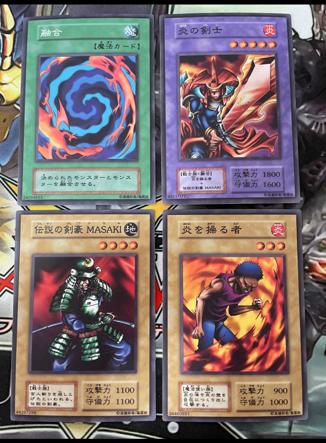 Yugioh First Edition N/npr Flame Swordsman/fusion/masaki The Legendary  Swordsman Classic Collection Card （not Original） - Game Collection Cards -  AliExpress