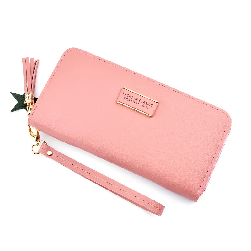 

Fashion all-match new simple ladies wallet long zipper wallet multifunctional wallet clutch