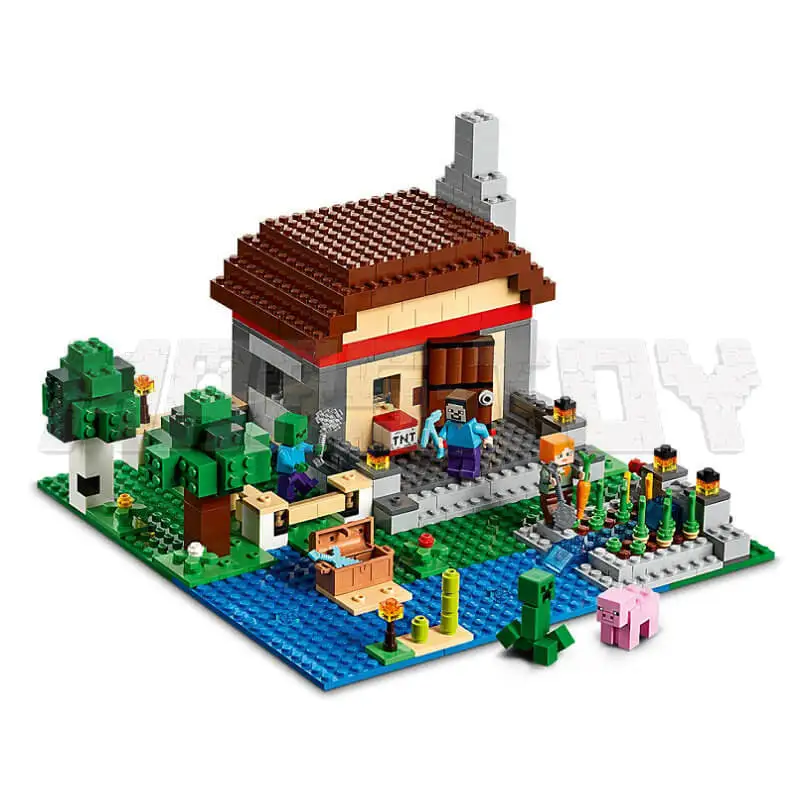 The Crafting Box 3.0 Building Blocks With Kai New Skin Villager Action Figures Compatible 21161 Bricks Set Toys The Crafting Box 3.0 Building Blocks With Kai New Skin Villager Action Figures Compatible 21161 Bricks Set Toys