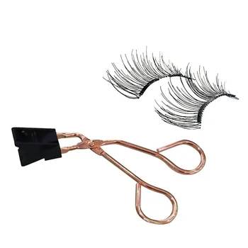 

2020 New Stainless Steel Eyelash Curler Easy To Wear Magnetic Quantums Magnetic Eyelash Curler With False Eyelashes Set