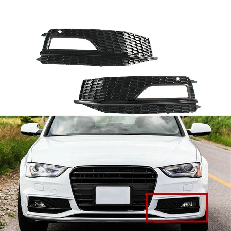 Передний бампер нижний противотуманный светильник решетка для Audi S4 A4 SLine 2013-2015 8K0