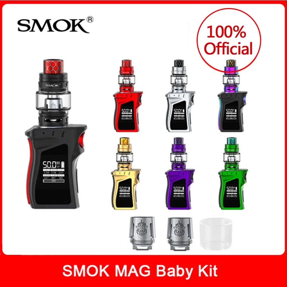 Оригинальный набор SMOK MAG Baby со встроенной батареей 1600 мАч + бак V12 Prince 4 5 мл катушки