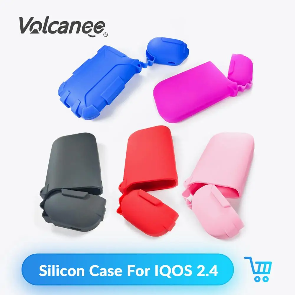 Разноцветный силиконовый чехол Volcanee пылезащитный для IQOS 2 4 Box Mod аксессуары