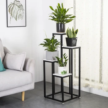 

Creative North Europe Green Plant Rack Balcony Shelf Simplicity Metal Stand For Plants Nordic Estante Jardin Flower Stand