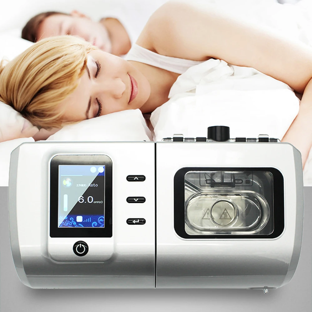 

Medical Auto CPAP BiPAP Device Sleep Apnea Snore Treatment Machine S T ST Mode 220ml Humdifier IPAP EPAP SD Card Data Storage