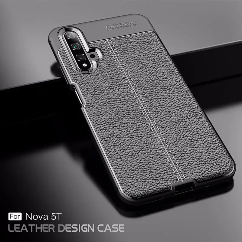 Slim Case For Huawei Nova 5T Case Silicone Cover Luxury Matte Funda Soft TPU Phone Case For Huawei Nova 5T 5 T Case Armor Bumper