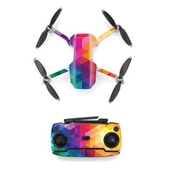 

Colorful Block Style Skin Sticker for DJI Mavic Mini Drone And Remote Controller Decal Vinyl Skins Cover 5 Styles