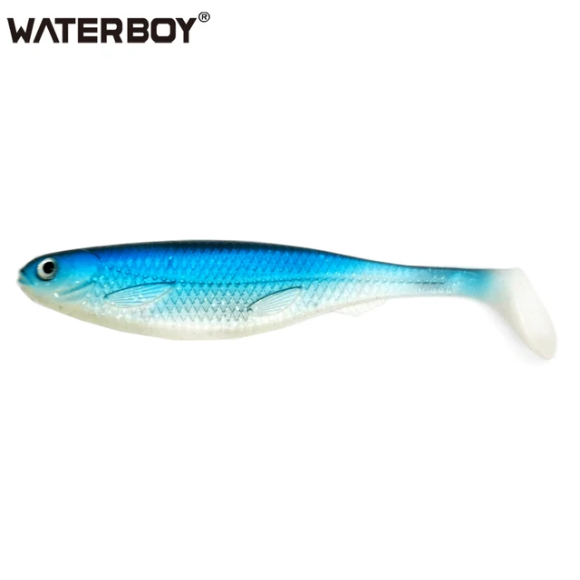 soft lure artificial bait big shads soft 12.5cm 13.7g 15cm 22g PVC material 20cm 55g T Tail Softbaitsfor sea bass perch zander Color 1 1pcs