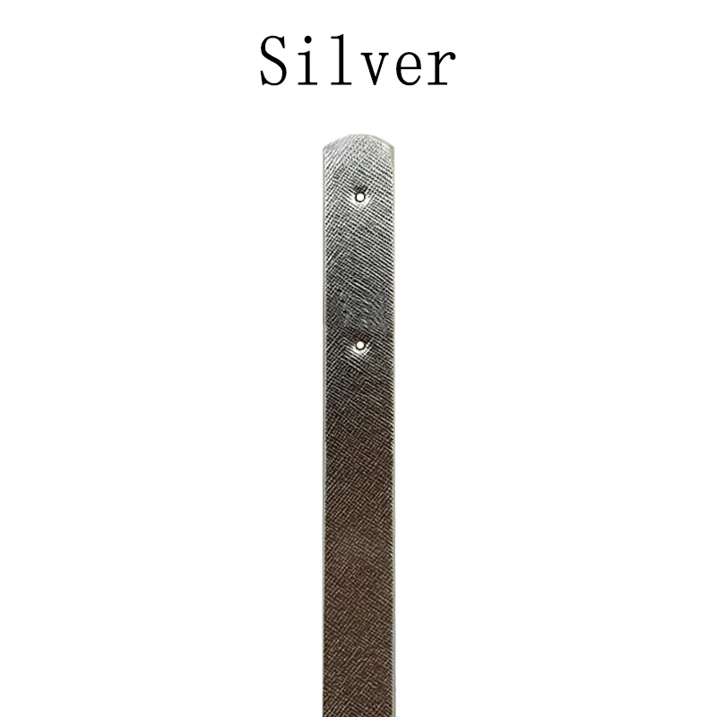 Silver Одна пара, длина 55 см, женская, для девушек, съемная сумка из искусственной кожи, ремень, ручка на ремне, сумка на плечо, аксессуары, ремень, сумка на ремне - Цвет: Silver
