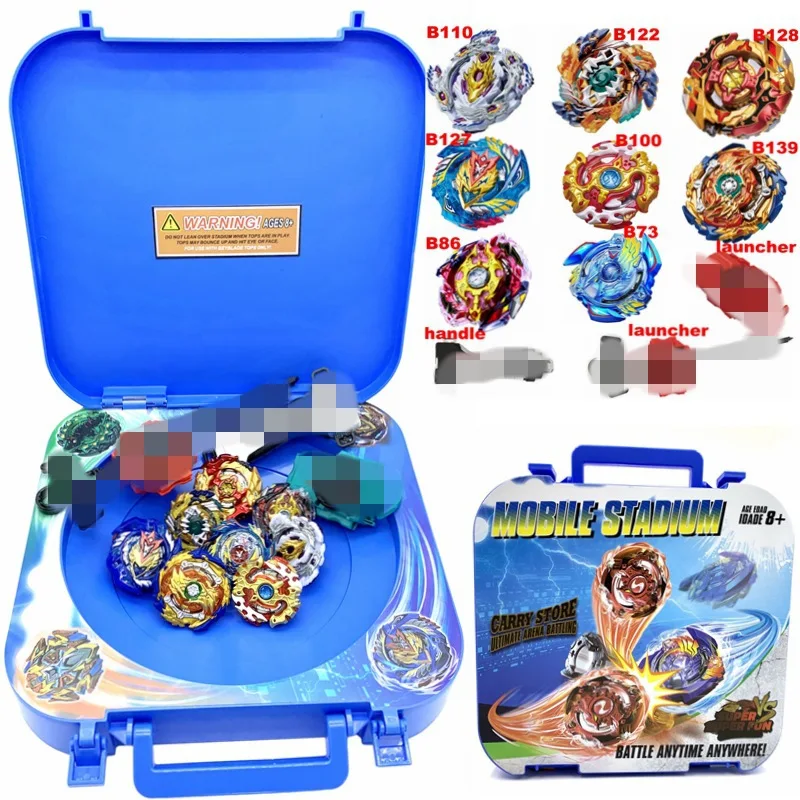 

New Style Hot Sales Burst Spinner Set China Mobile Storage Battle Disc Multi-functional Tool Box Children Gift