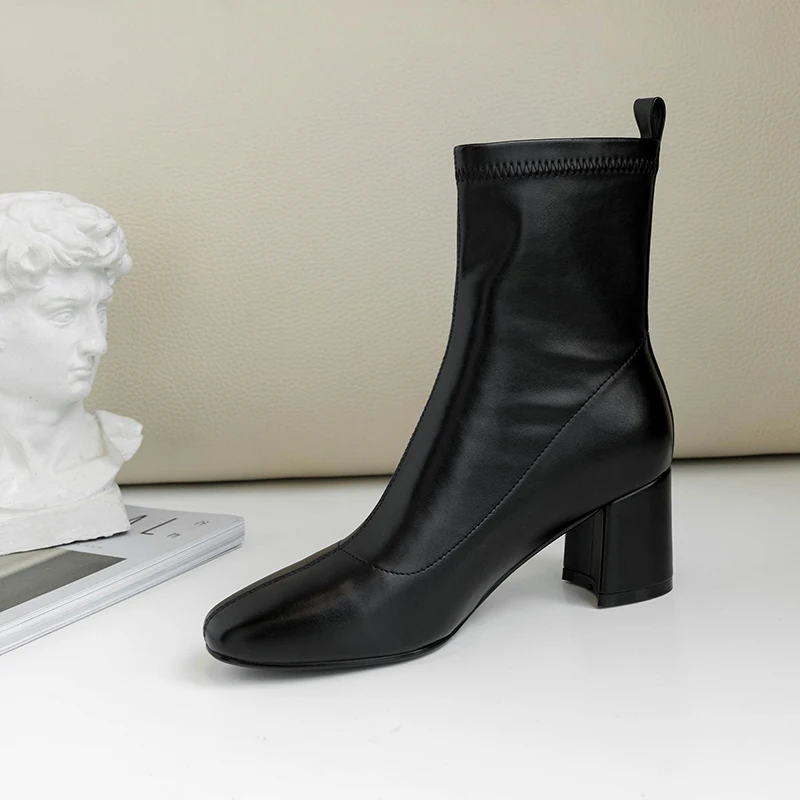 new women's fashion autumn and winter women's boots ankle boots comfortable warm women's thick with women shoes boots size34-43