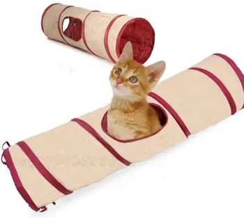 

Foldable and cat tunnel cat litter cat super love new toys magic cat paper channel dragon toy