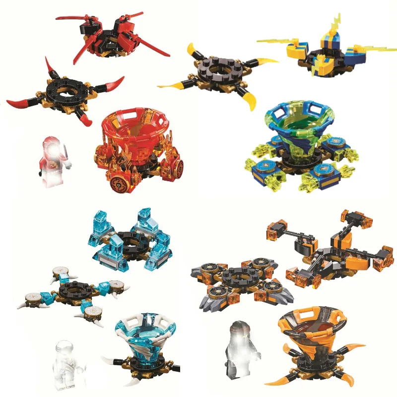 

Spinjitzu Master Lloyd Zane KAI JAY Building Blocks Sets Bricks Ninja Movie Kids Toy Marvel Compatible With Bela 70661 70659