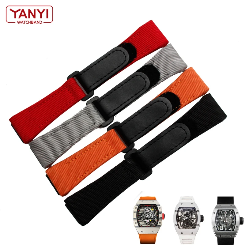 UKCOCO Cinturino Orologio In Nylon Intrecciato – Spessore Medio, Senza Pietre - 3