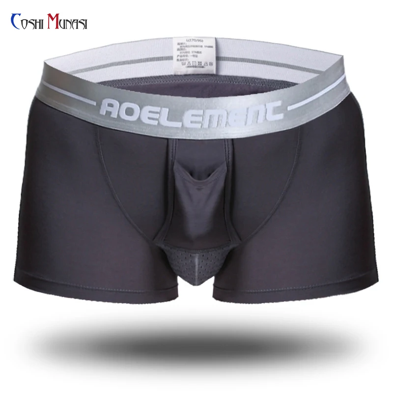 

2020 Sexy Boy Modal Soft Men's Underwear Boxershort Scrotum Care Capsule Function Youth Health Seoul Convex Separation mutande
