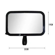 Регулируемое широкое зеркало заднего вида для сиденья автомобиля детское/Детское сиденье, безопасное зеркало, монитор, подголовник, высокое качество, стиль салона автомобиля