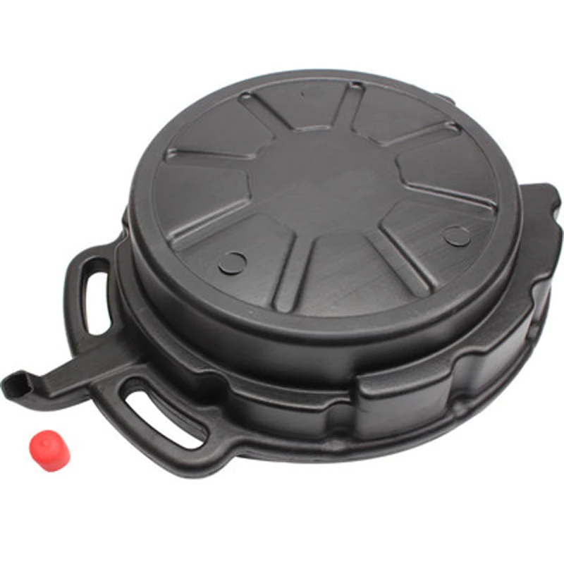15L Oil Drain Pan Waste Engine Oil Collector Tank with Handle Gearbox Drip Tray for Car Repair Fuel Fluid Change Garage Tool oil drain pan