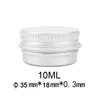 1pcs NEW Small Aluminum Box Cans Round Thread Mini Sample Jar Pot Lip Cream Box 5/10/15/50/60/100/150/250ML Portable Lightweight ► Photo 2/6