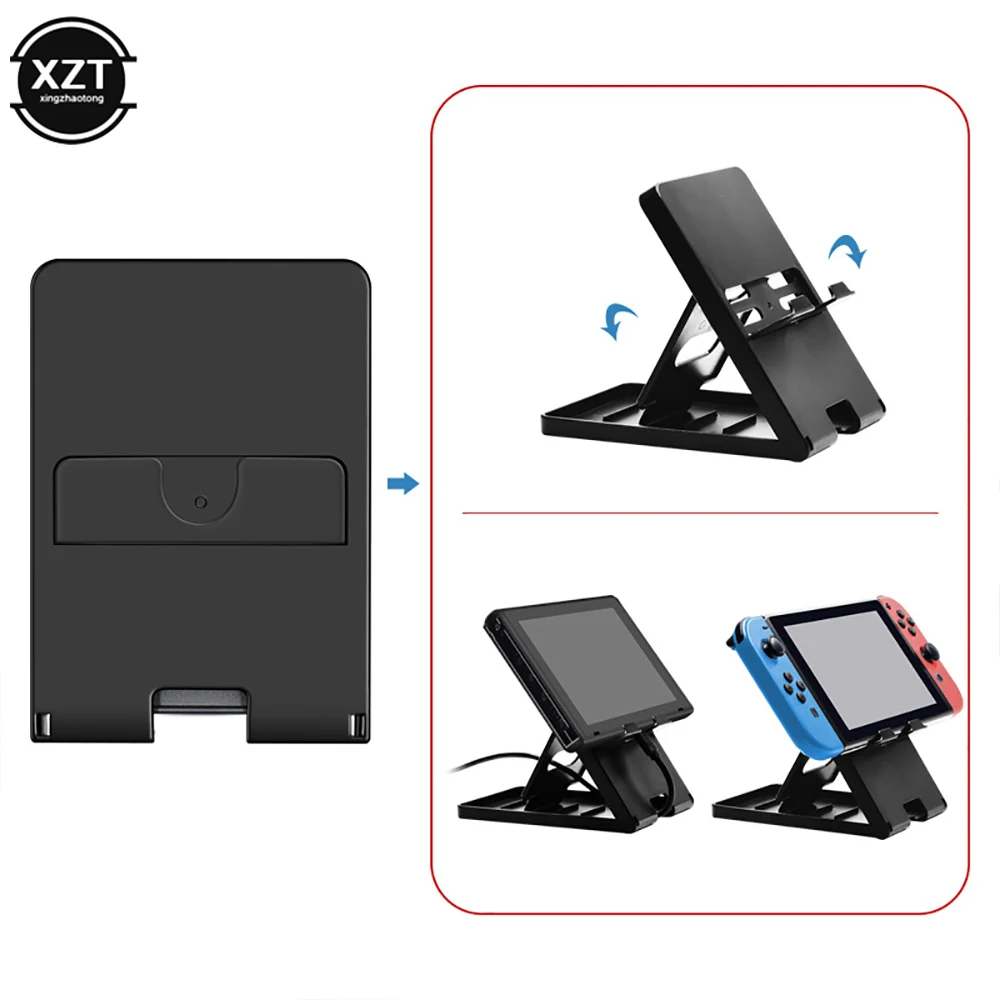 조정 가능한 접이식 ABS 컴팩트 브래킷 플레이 스탠드 홀더, 닌텐도 스위치 ..