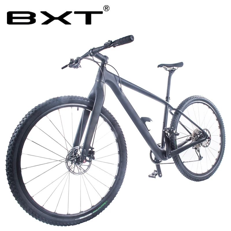 

Free Shipping 29er Mountain Bike T800 Carbon MTB Bicycle Cycling 1*11 Speed Mechanical Brake 29er Carbon 100*15mm Front Fork