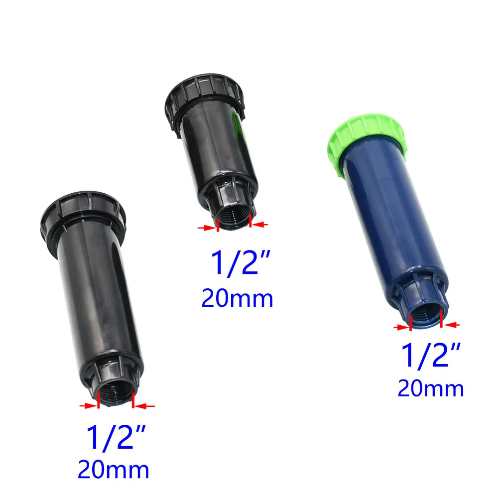 90-360 Degree Popup Sprinkler Adjustable Lawn Watering Sprinkler Head Garden Irrigation Spray Nozzle With 1/2" Female Thread