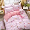 Fashion Christmas Bedding Set Sheet Duvet Cover Pillowcase 3/4pcs Combination Green Tree Flower Pink Heart Bed Cover Bed Linen ► Photo 3/6
