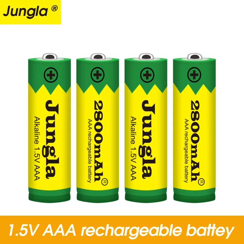 Лот бренд AAA перезаряжаемая батарея 2800mAh 1,5 V Новая Щелочная перезаряжаемая батарея для Светодиодный светильник mp3