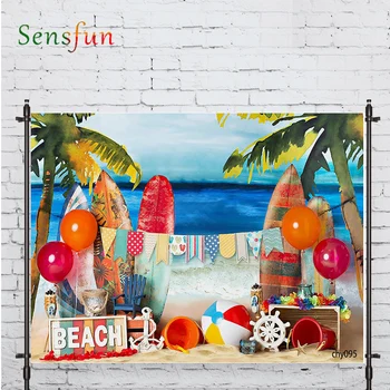 

LEVOO photography backdrop Hawaii surf ocean summer tropical prop fabric photography backdrop photocall photobooth