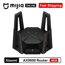 Xiaomi mi ax9000 roteador wifi 6 5g wpa3 repetidor wifi extensor usb3.0 edição melhorada tri-band gigabit amplificador de sinal externo
