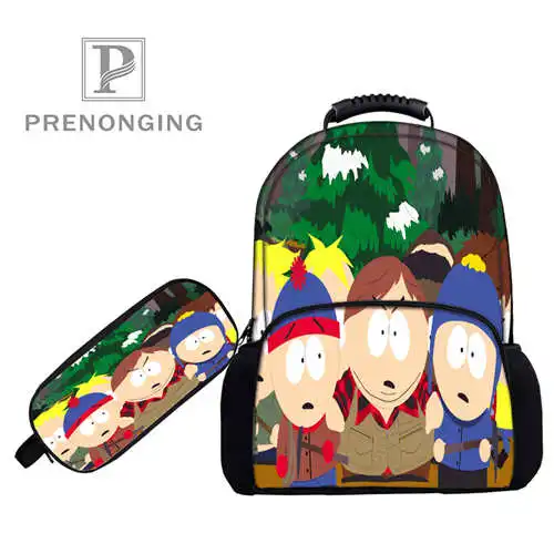 На заказ 17 дюймов south_park _ рюкзаки пеналы для ручек 3D печать школьные женские