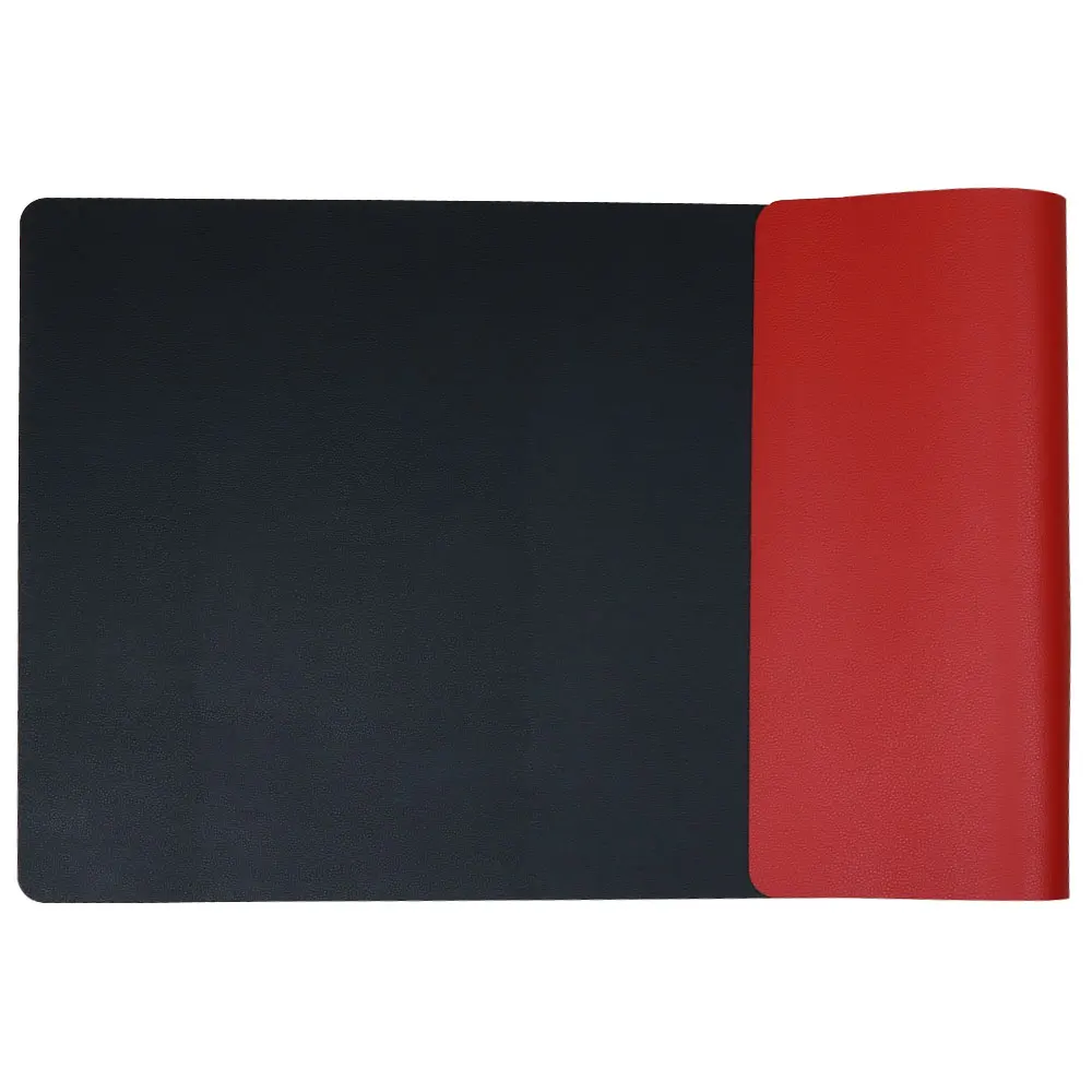  Double-Sided PU Leather Desk Mats Clipboard Table Mats Anti-dirty Computer Keyboard Pad Laptop Full