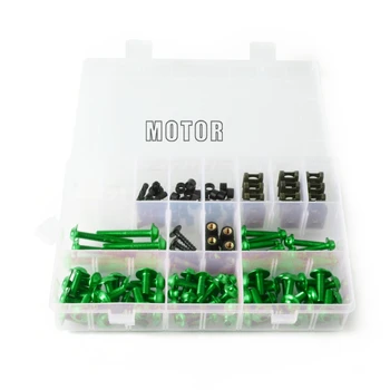 

M5 M6 Motorcycle General CNC Al Fairing Bolts Kit Bodywork Screws Nut For kawasaki Ninja 300 ABS SE 400/R 500R 650 ABS 650R Z300
