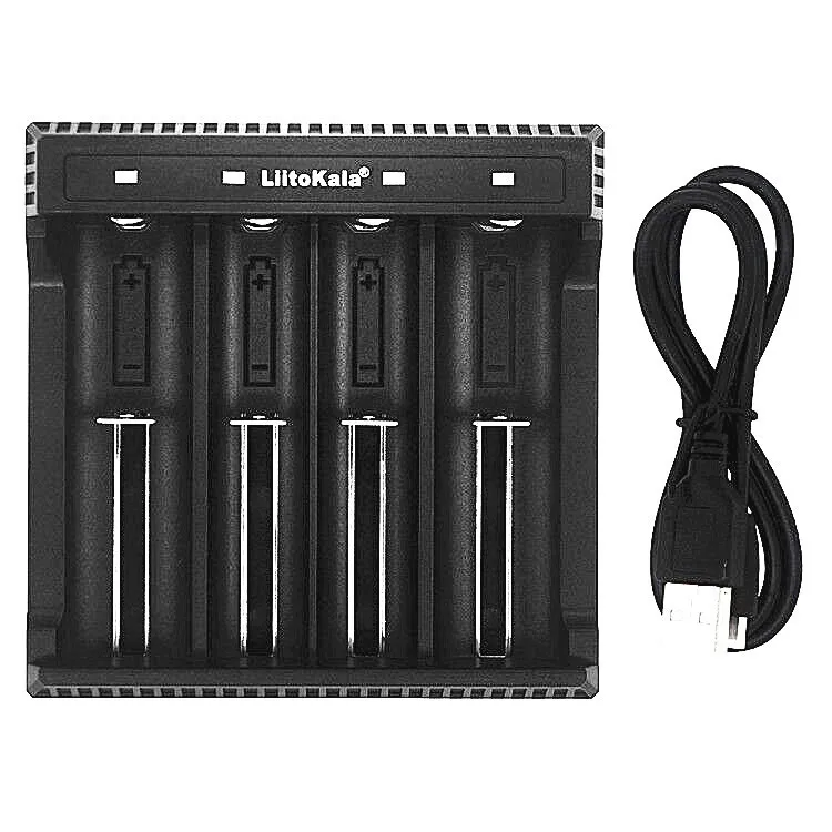 LiitoKala Lii-L4 Lii-L2 4 слот 4,2 V Батарея Зарядное устройство 18650 26650 21700 Перезаряжаемые Батарея Электронные USB Зарядное устройство