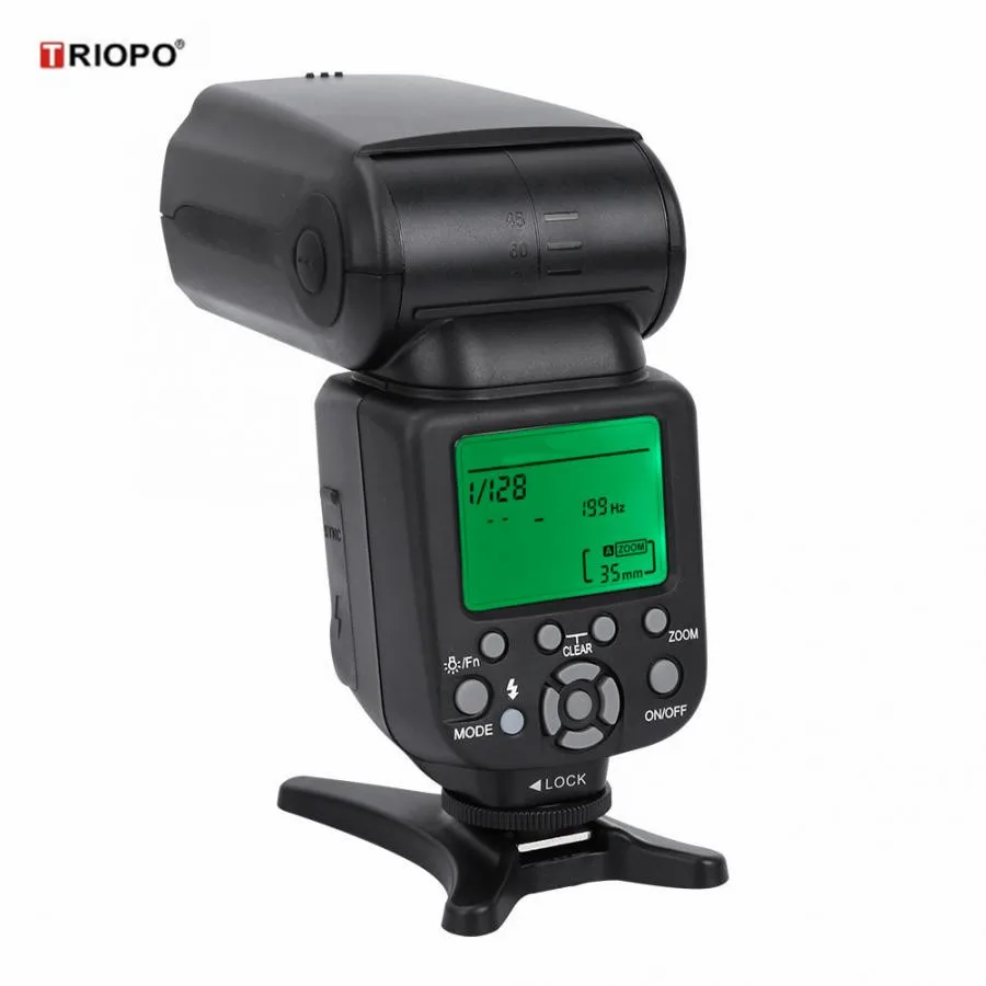Camera Flash TRIOPO TR-982II 2.4G TTL 1/8000 Wireless Master Slave Professional Speedlite for Nikon SLR | Электроника