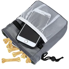 Питомец собака переноска для щенка для прогулок Еда сумка для угощений, закусок сумка ловкость приманки обучение карманы набедренная для хранения