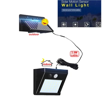 

1/4pcs Solar Lamp PIR Motion Sensor Solar Panel Power Wall lamp Garden Light Waterproof Outdoor Street Path Emergency Security L