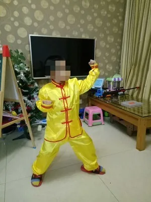 Wushu/детские костюмы, платья, короткая военная форма Tai Chi, детская шелковая одежда Wushu, Тан, одежда для людей
