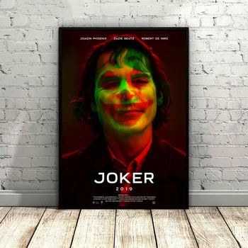 

Joker poster Joaquin Phoenix movie 2019 Art Silk Poster Home Decor 12x18 24x36inch