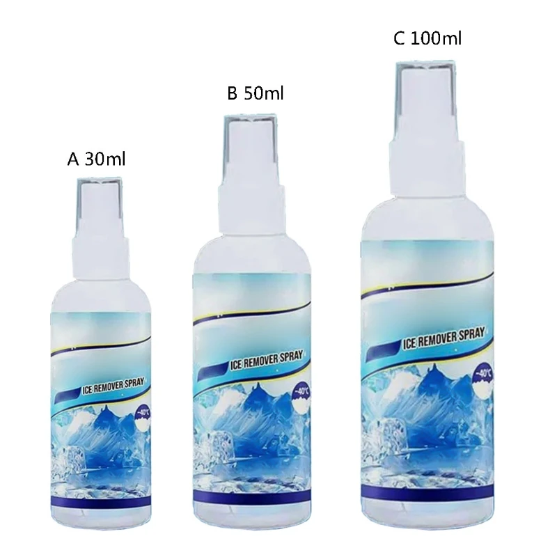 Winter Car Windshield Deicer Spray Ice Remover Spray For Automotive Melts Frost Auto Car Window Defrosting Melting Agent