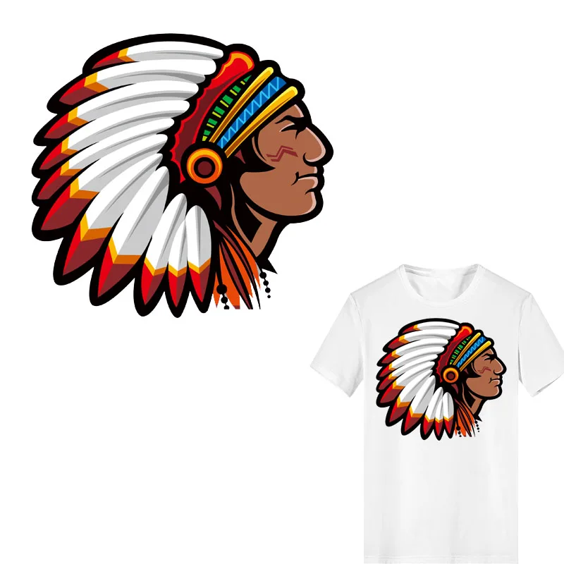 

Iron on Indian Patches for Clothing Decoration Applique Heat Transfer Vinyl Ironing Stickers Stripes on Clothes Thermal Press