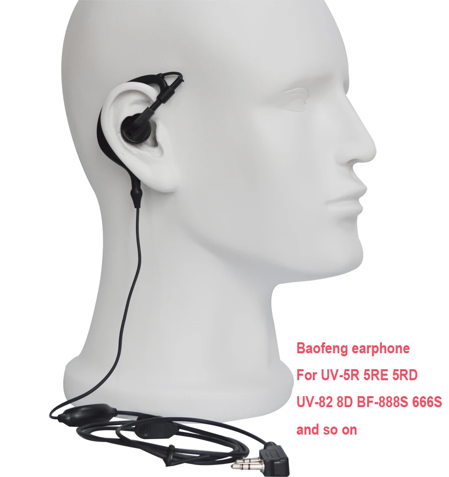 Bajo costo Baofeng-auriculares originales para walkie-talkie baofeng Bf-666S,777S ,888S ,UV-5R, accesorios de UV-82, novedad Eq1Adbb0