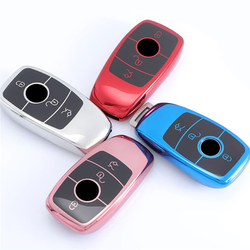 

Key case for car for Mercedes Benz 2017 E Class W213 2018 S class new SLC SLK Class E E200 E260 E300 E320 car accessories new