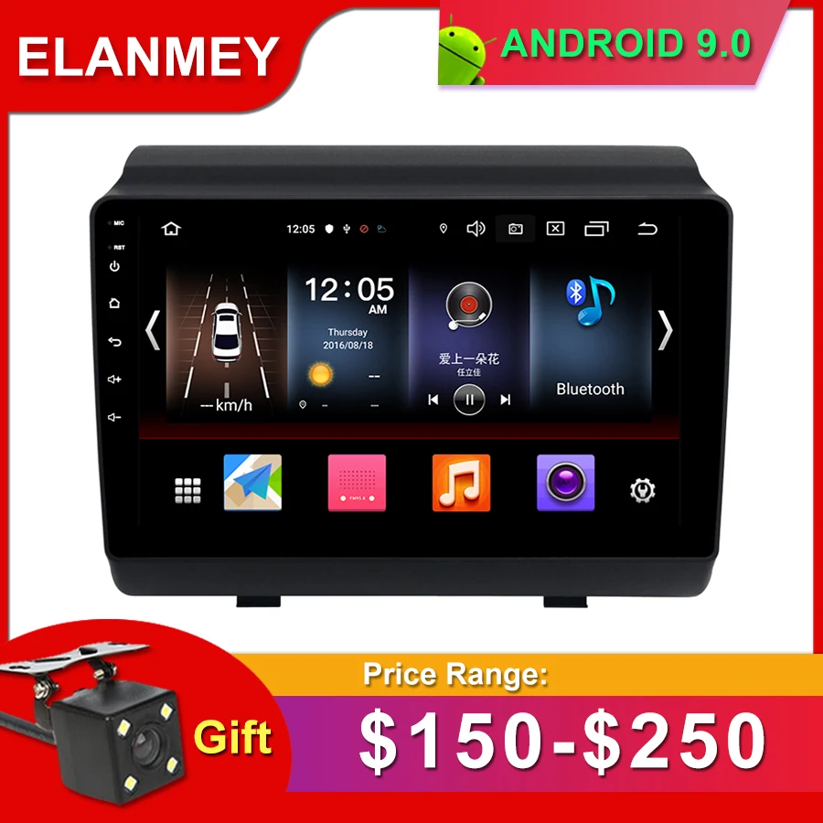 

Gift Camera Car Radio for HYUNDAI Santa Fe IX45 18 Android 9.0 GPS Navigation Bluetooth Touch screen Car Audio Stere Multimedia