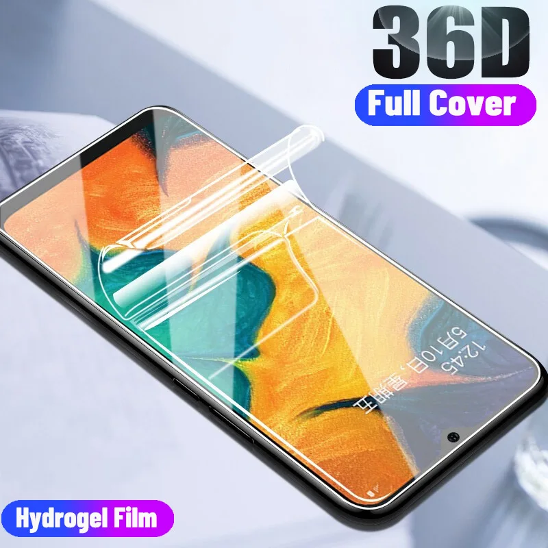 

36D Hydrogel Film For Samsung Galaxy A10 A20 A30 A40 Not Glass Screen Protector For Samsung Galaxy A50 A70 A20E A80 A60 A90 Film