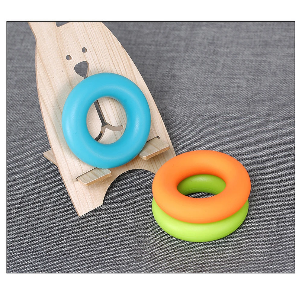 

3 pcs Creative Portable Silicone Grip Ring Grip Finger Rehabilitation Trainer Hand Muscle Relaxer Exercise Fitness Tool
