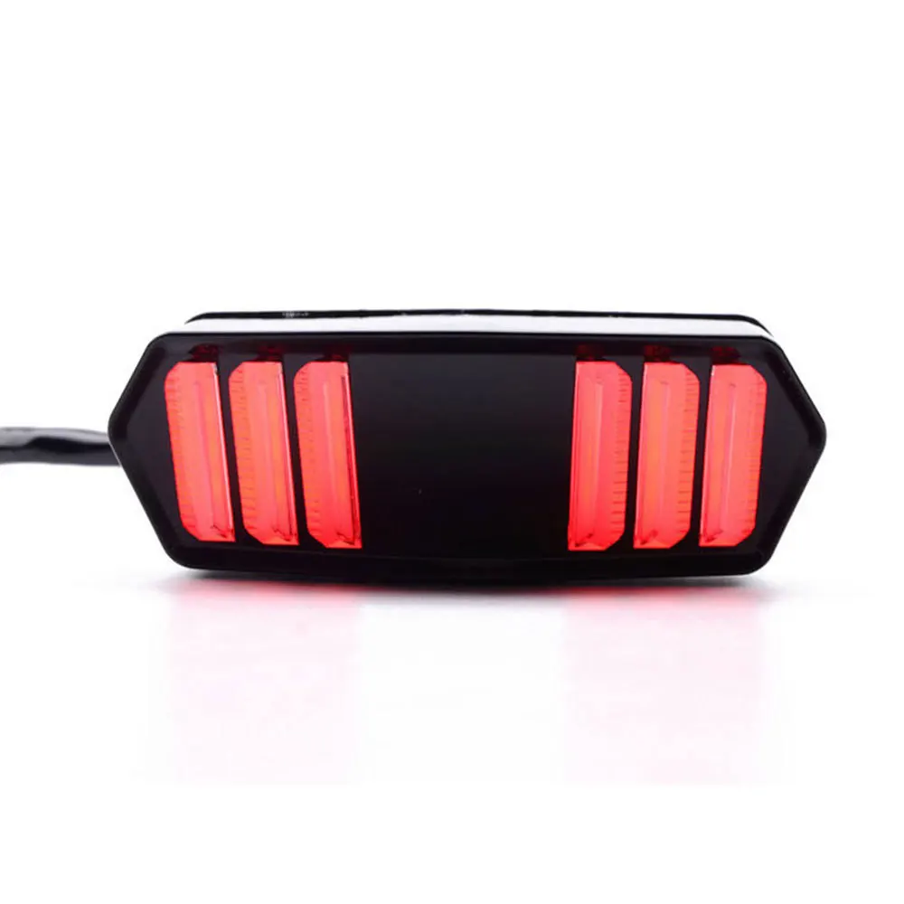 

DJSona 12V LED Motorcycle Rear Taillight Light Flash Tail Brake Turn Signals Indicator Lamp Brake Light Lamp for Honda