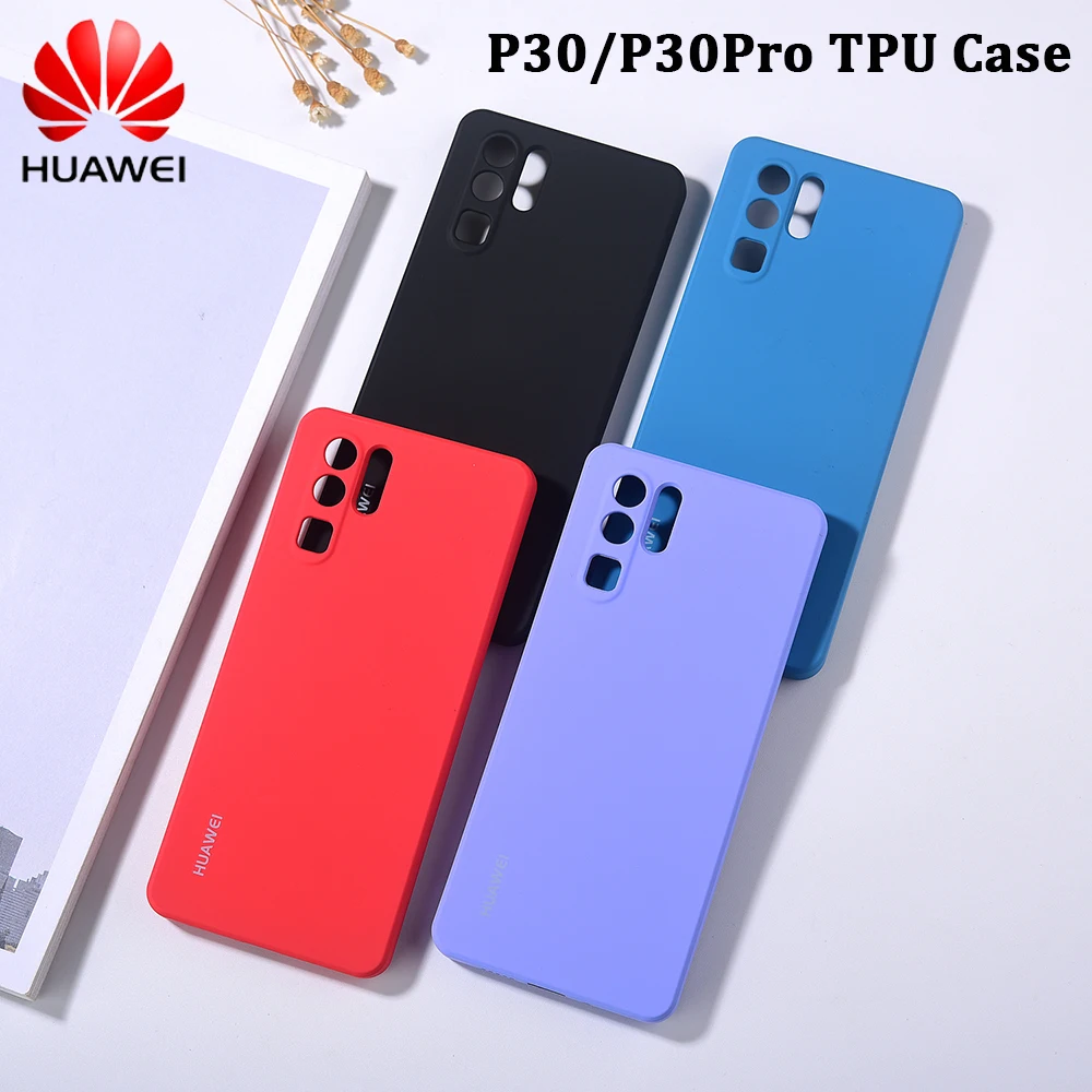 Купить 100%Original Huawei P30 Pro P 30 Soft Case Liquid Silicone TPU Smooth Touch Camera Protection Shell For p30pro VOG-AL10 &ampLogo  Мобильные | Бамперы (1005003727280466)