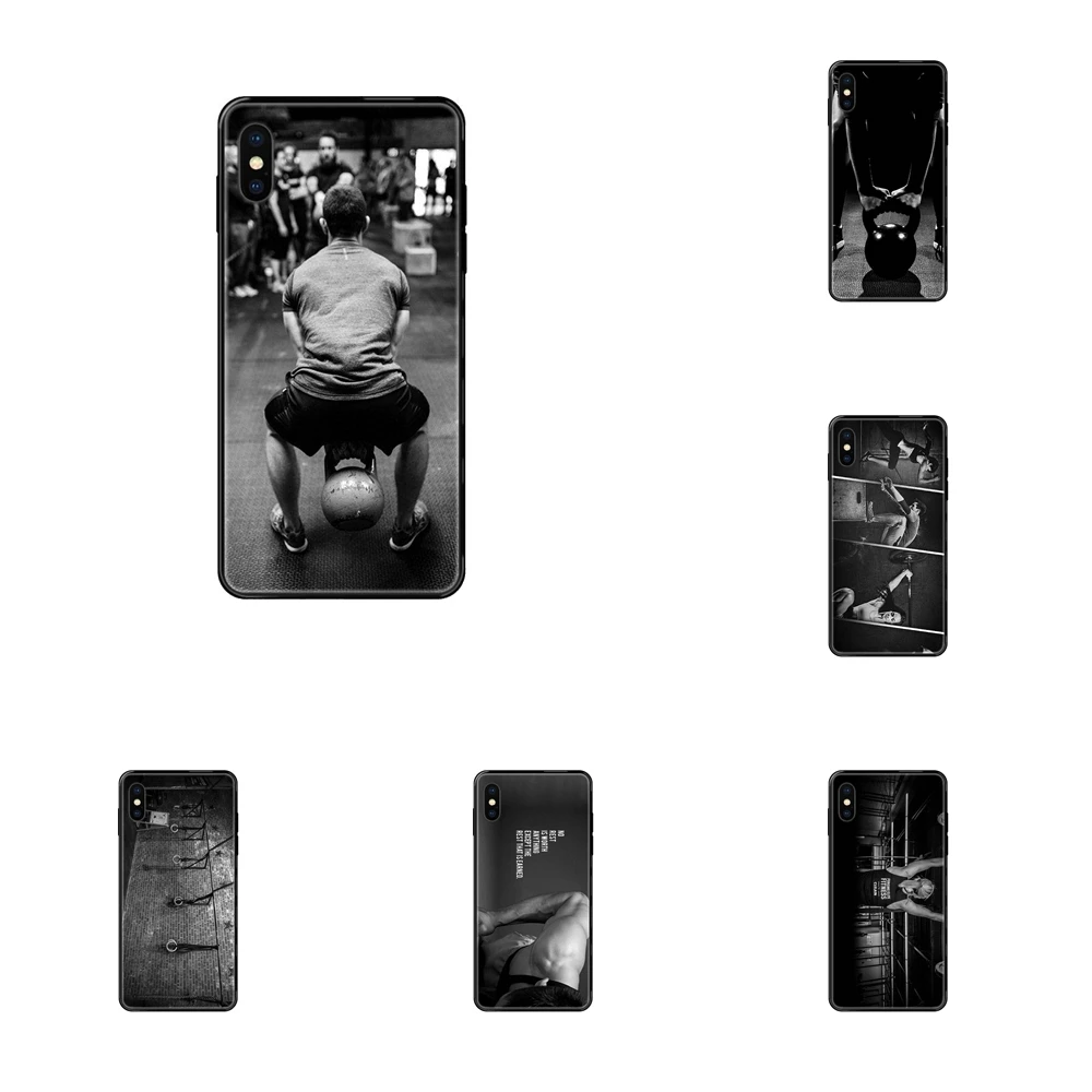 Crossfit Kettlebells ультратонкий для Samsung Galaxy Note 4 8 9 10 20 Plus Pro Ultra J6 J7 J8 M30s M80s 2017 2018 черный