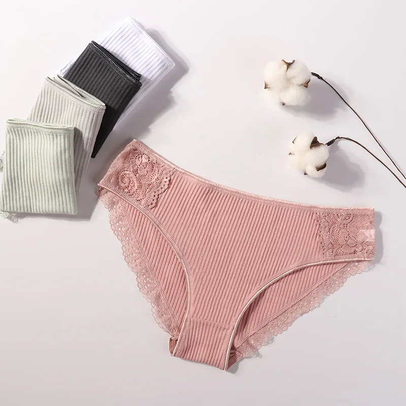 

Cotton Panty 3Pcs/lot Solid Women's Panties Comfort Underwear Skin-friendly Briefs For Women Sexy Low-Rise Panty Intimates