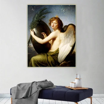 

Citon E.Vigee Lebrun《Genius Alexander》Canvas Art Oil Painting Artwork Poster Decorative Picture Wall Decor Home Decoration
